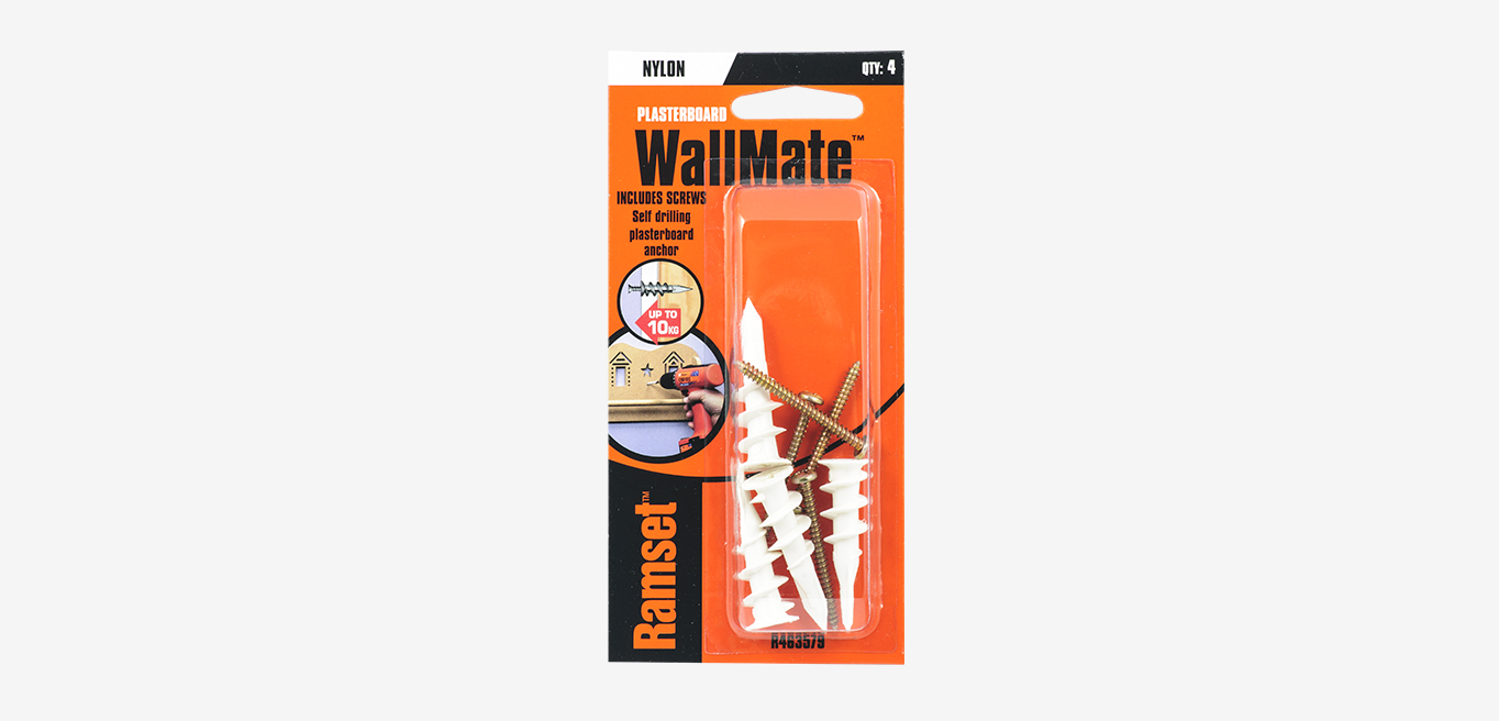 Nylon WallMate Anchor Ramset